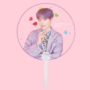 Éventails à main transparents en plastique imprimés sur mesure, design universel, éventail coréen avec logo - Product Image 6