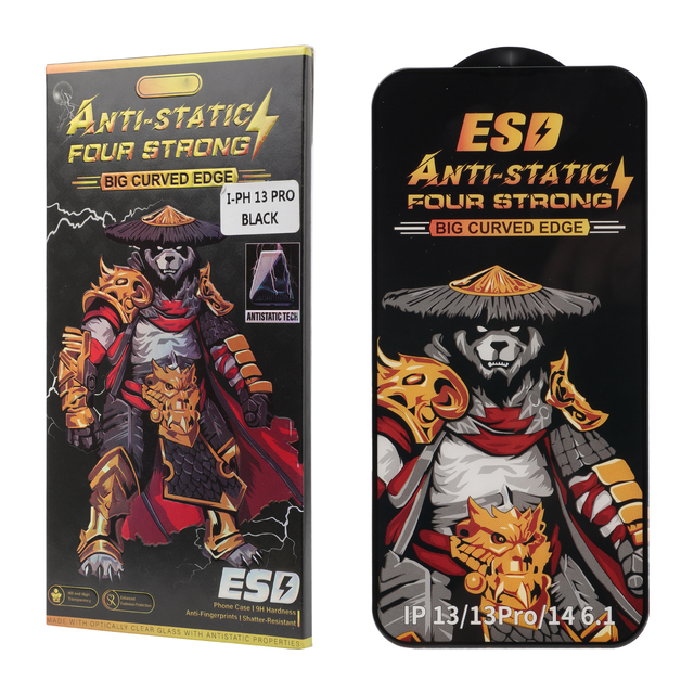 Somostel Wholesale ESD Anti-static Tempered Glass High Aluminum Glass Dust-proof HD Screen Protector for I-PH/S-AM/H-W/M-OT
