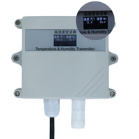 Monitor de Temperatura y Humedad de Alta Precisión para Montaje en Pared, IP65 a Prueba de Polvo y Agua, Protocolo Modbus RS485, Personalizable OEM, Inteligente