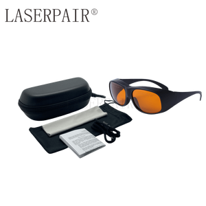 UVレーザー安全メガネ355nm 450nm 532nm Q-Switchedプラスチックフレーム180-532nm & 900-1080nmオペレーター & 溶接機用アイプロテクション - Product Image 1