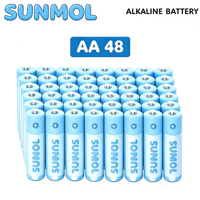 1,5V AA-Batterien Alkaline Doppel-AA-Batterien Langlebige Energiequellen AA für Wecker Fernbedienungen Spielzeug Elektronik