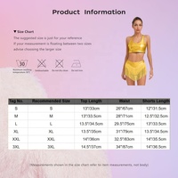 Femmes Sexy Line Dancing Costume de danse contemporaine Formation Dancewear Performance Wear Stage Club Pole Dance Wear