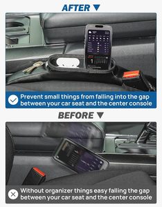 PU Leather Car <strong>Seat</strong> Gap Filler <strong>Storage</strong> Organizer Anti-Drop Car Seam Plugs for Car Side <strong>Seat</strong> - Product Image 3