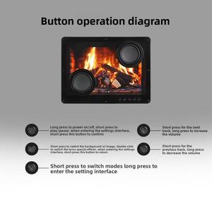 Hanging Bluetooth <b>Speaker</b> <b>With</b> RGB Mood <b>Light</b> Portable Wireless Rechargeable Home Decor Atmosphere Lamp Living Room Desktop Gift - Product Image 6