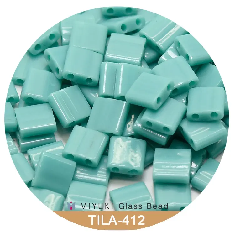 מיוקי Tila חרוזים 5*5*1.9mm [16 צבע אטום צבוע] 10g חבילה