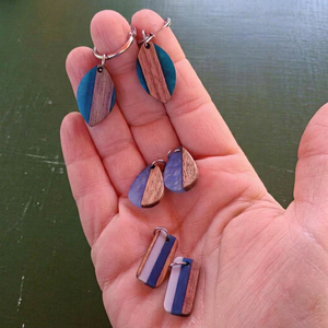 Glitter Resin Islamic <b>Drop</b> Statement Earrings Handmade Party Wear Jewelry for Women and Girls - Product Image 4