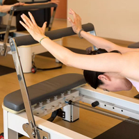 Meistverkaufter Nordischer Neuer Multifunktionaler Teleskop-Kerntrainer Hochwertiger Professioneller Aluminium-Pilates-Reformer für Zuhause