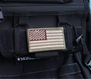 Nhà máy trực tiếp bán <span class=keywords><strong>2</strong></span> "x <span class=keywords><strong>3</strong></span>" Cờ Mỹ vá với móc và vòng lặp - Product Image 2