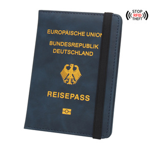 2025 nouveau support de <span class=keywords><strong>passeport</strong></span> de vol à sangle anti-magnétique allemande stockage multifonctionnel de grande capacité pour les voyages et les voyages d'affaires - Product Image 3