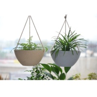 Pot de fleurs suspendu pour balcon fait à la main Greenship, pots en plastique pour plantes, pots et jardinières de jardin