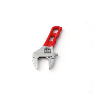 Adjustable Wrench Chromium Vanadium Steel Metric Industrial Grade Smooth Jaw Anti Slip Handle Single End - Product Image 2