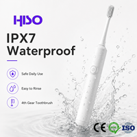 Brosse à dents électrique sonique pour soins bucco-dentaires, étanche IPX7, 4 modes, rechargeable, batterie 30 jours