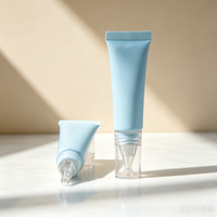 Tubes en plastique PE vides de 20 ml, emballage cosmétique, conteneur pour rouge à lèvres, baume à lèvres, tube souple transparent à presser, bouchon à vis, impression sérigraphique