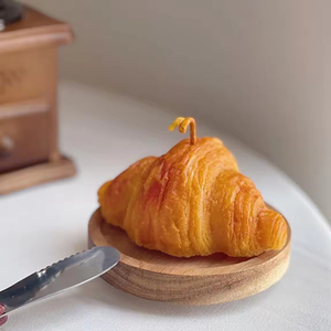 Vela Aromática de Cera de Soya con Forma de Croissant, Decoración Original para el Hogar, Regalo para Invitados - Product Image 3