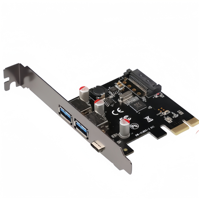 PCIE-2A1C to USB 3.1 Type-C Expansion Card USB 3.0A Expansion Card