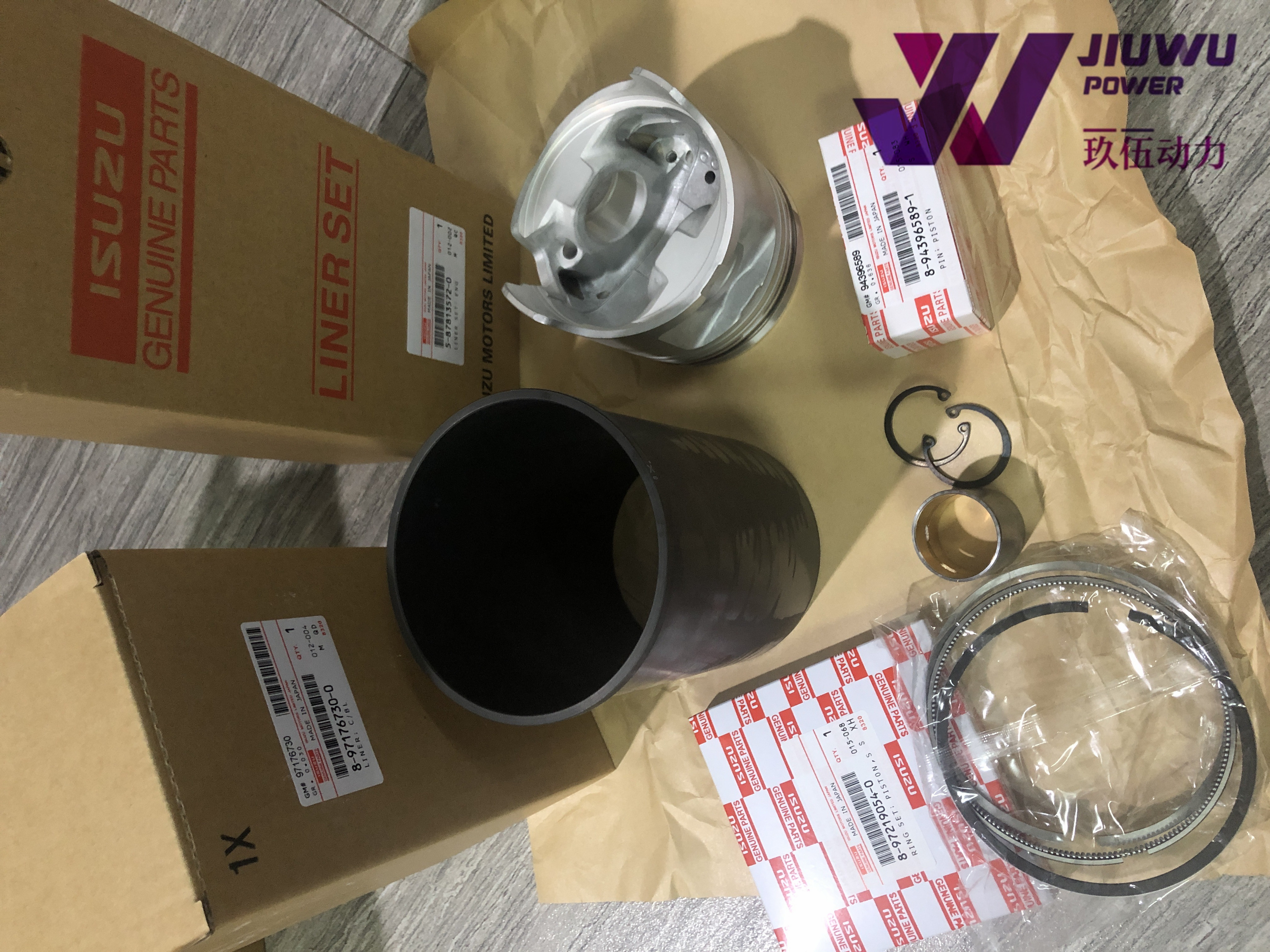 5878135721 Cylinder Liner Set for NPR71 4HG1 Isuzu Engine