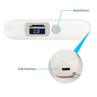 Microchip RFID para Mascotas, Perros y Gatos, Escáner de Temperatura FDX-B FDX-A 134.2kHz, Lector de Identificación y Rastreo de Animales