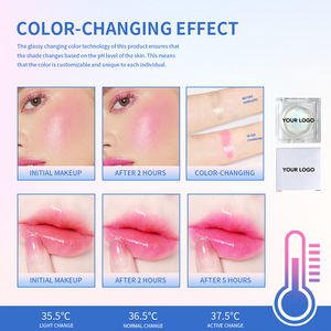 Baume pour les joues <span class=keywords><strong>en</strong></span> gel transparent, <span class=keywords><strong>couleur</strong></span> vegan, blush personnalisé, marque privée, maquillage, crème changeante de <span class=keywords><strong>couleur</strong></span>, blush <span class=keywords><strong>en</strong></span> gelée - Product Image 4