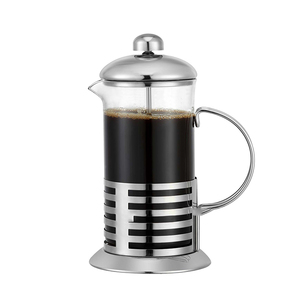 Cadeau de noël En Verre Borosilicaté résistant à la Chaleur 350ML Poignée En Acier Inoxydable Presse Française Cafetière <span class=keywords><strong>Piston</strong></span> - Product Image 1