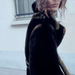All'ingrosso giacca di alta qualità invernale calda di lusso con colletto bavero Button-Up lunga in pelliccia sintetica per le donne - Product Image 3
