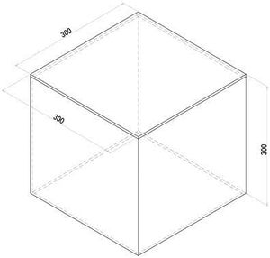 Acrylic hiển thị Riser hộp với một mở Side linh hoạt rõ ràng vuông bán lẻ hàng hóa lưu trữ bin hoặc sản phẩm nền tảng - Product Image 3