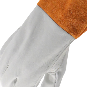 MaxiPact Heavy Duty 12 pulgadas soldadura piel de cabra cuero fuego/resistente al calor almacén manejo de animales guantes de seguridad de trabajo protectores - Product Image 6