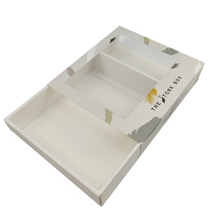 Tùy Chỉnh Thiết Kế Món Quà Nhỏ Ngăn Kéo Trượt Hộp Giấy Bao Bì Với Cửa Sổ Rõ Ràng Cho Bé Quần Áo Bao Bì - Product Image 4