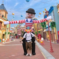 Funtoys quantité minimale de commande 1 pièce personnalisé activités de plein air Noël gonflable marionnette Clown Costumes pour le carnaval de Noël