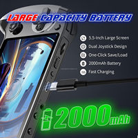 Console de jeu portable rétro HD JSGAMING X9 5,5 pouces, lecteur de jeux portable, console de jeu vidéo portable avec musique et livre électronique