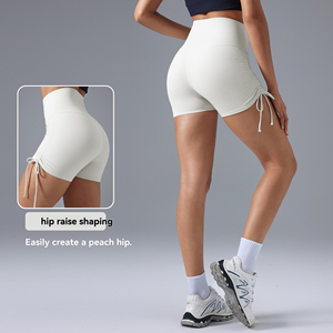 Shorts de sport taille haute pour femme, sensation seconde peau, effet push-up, pour le <span class=keywords><strong>cyclisme</strong></span> et le fitness, sans démarcation visible, pour le yoga - Product Image 1