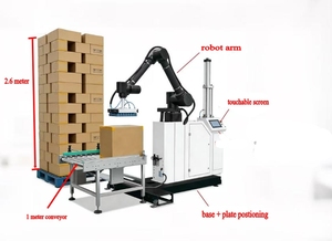 Paletizador Robótico Automático de Alta Posición con Cámara de Visión para Columnas de Botellas de Vidrio en China - Product Image 2