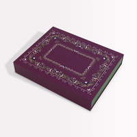 Scatola Regalo Personalizzata di Alta Gamma a Forma di Libro con Chiusura Magnetica, Fodera in Raso e Interno in Velluto, Confezione Premium in Carta per Profumi