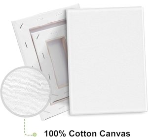 10x10cm Mini <span class=keywords><strong>Canvas</strong></span> Board với giá vẽ Bộ cho bức tranh nghệ thuật nhỏ kéo dài vải bảng gói với gỗ hiển thị giá vẽ cho trẻ em - Product Image 5
