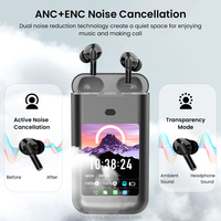 Écouteurs Bluetooth à écran tactile grand format, batterie externe 5000 mAh, casque Bluetooth 3 en 1, écouteurs de jeu sans fil stéréo HiFi