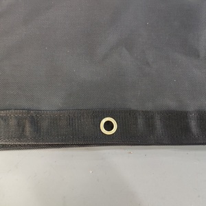 Bâche en maille tricotée noire avec œillets 60-70% utilisation de <span class=keywords><strong>parasol</strong></span> pour maison verte, jardin, auvent, piscines, camion à benne basculante - Product Image 2
