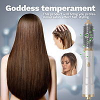 Brosse souffleur de cheveux 5 en 1 personnalisée boucleur automatique sèche-cheveux en une étape outils de salon