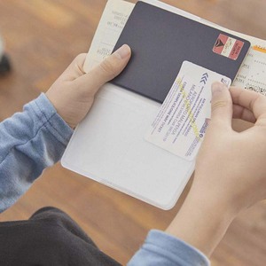 Viaje claro niños transparente PVC impermeable regalos promocionales lindo pasaporte cubierta tarjetero billetera para viajes - Product Image 5