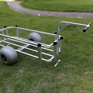 Легкая стальная каркасная рыболовная тележка для кемпинга, простая в использовании многофункциональная пляжная Экипировка, настраиваемый Железный материал - Product Image 2