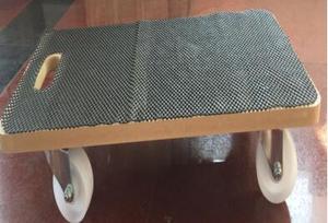 Pabrik Grosir Multifungsi 200KG Kapasitas Beban MDF Kayu <span class=keywords><strong>Dolly</strong></span> Alat Gerobak dengan 4 Roda Truk Kereta Troli - Product Image 3