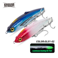 Kingdom 2022 Nouveau leurre coulant pour thon 150mm Senuelo Para Atun Leurres de pêche à la traîne en eau salée Stickbait coulant Leurre de pêche en eau salée