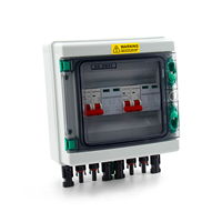 Boîtier de distribution photovoltaïque solaire FALIANG avec protection contre la foudre, 2 entrées, 2 fusibles DC 600V, MCB, SPD, étanche IP65, 8 voies