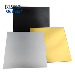 Plaque de gaufrage en zinc plaqué or, nouvelle conception, photo-gravure, gravure, pour impression typographique, fabriquée par Quanda - Product Image 5