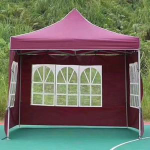 Trung Quốc Nhà máy nóng bán ngoài trời gấp dễ dàng lên Pop <span class=keywords><strong>Up</strong></span> mái hiên Màu Đỏ marquee gazebo tán thương mại hiển thị lều bên lều - Product Image 6