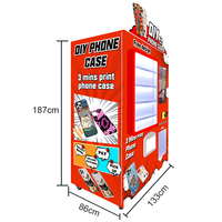 Distributeur de coques de téléphone avec gestion à distance et affichage numérique pour centre de divertissement