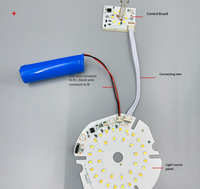 Placas de Circuito DIY de 5V, Fuente de Luz de Doble Color, Accesorios de Iluminación para Lámparas de Mesa, Lámpara de Mesa LED, PCB Recargable con Control Táctil