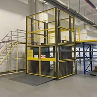 Plateforme élévatrice hydraulique industrielle 1T 2T pour marchandises, plateforme élévatrice verticale de Chine, plateforme élévatrice d'entrepôt pour le transport de marchandises