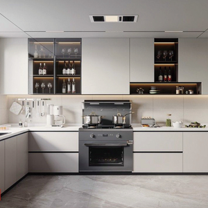 Mobili in Legno Modulari di Design Moderno <span class=keywords><strong>Standard</strong></span> Europeo, Armadietti da Cucina e Cantinette Su Misura per Tutta la Casa - Product Image 1