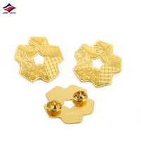 Produsen Pin Bros Logam Longzhiyu, Pin Logo Perusahaan Emas Custom, Grosir Pin Kerah 3D Berongga Spesial