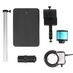 Microscope numérique monoculaire 4K avec zoom 130X, objectif CCD HD-MI 48MP 60FPS 1080P, caméra industrielle, éclairage annulaire LED, réparation de circuits imprimés - Product Image 1