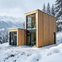 Maison portable en conteneur maritime modifié de 40 pieds et 20 pieds, maison mobile en conteneur, hôtel modulaire
